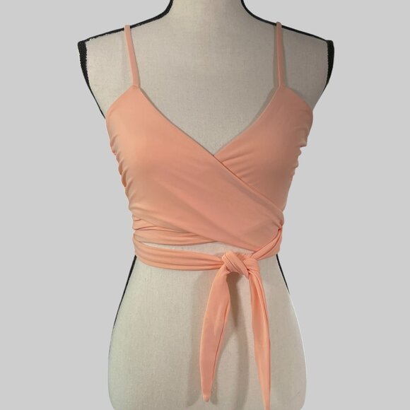 Mara Hoffman Orange Bikini Set with Wrap Style and High-Waisted Design - Picture 8 of 16